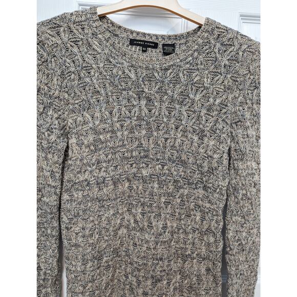Jeanne Pierre Womens Sweater Size XS Cable Knit Cotton Transitional Fall Cozy - Picture 2 of 10